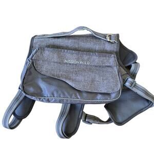 Mission Wild Dog Day Pack Harness Saddle Bag Hiking Outdoor Richmond XL